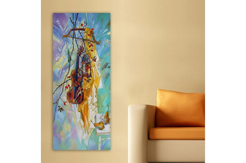 Canvastavla DKY Abstract & Fractals Flerfärgad - 50x120 cm - Inredning - Tavlor & posters - Canvastavla