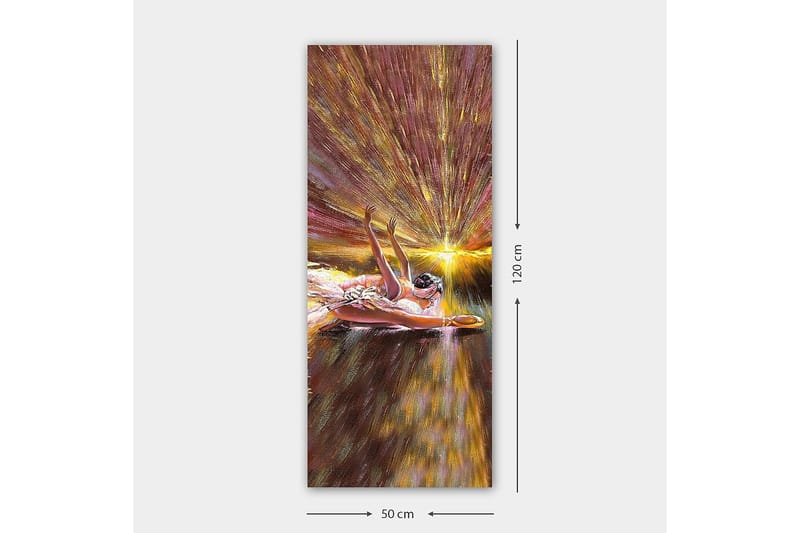 Canvastavla DKY Abstract & Fractals Flerfärgad - 50x120 cm - Inredning - Tavlor & posters - Canvastavla