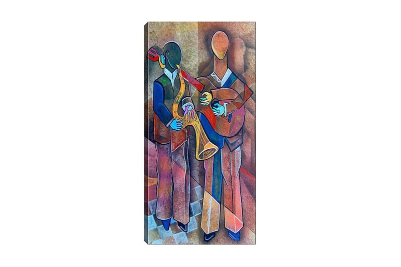 Canvastavla DKY Abstract & Fractals Flerfärgad - 50x120 cm - Inredning - Tavlor & posters - Canvastavla