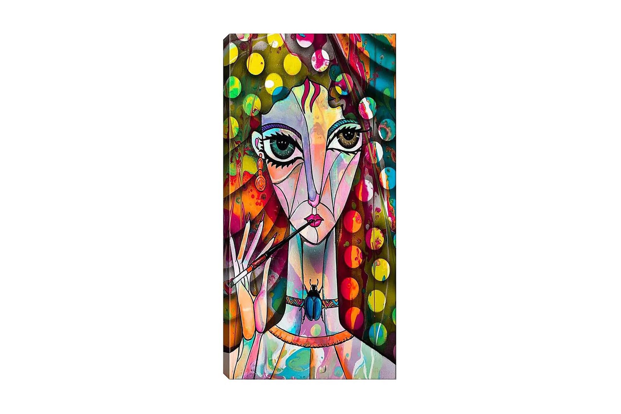 Canvastavla DKY Abstract Fractals Flerfärgad 50x120 cm