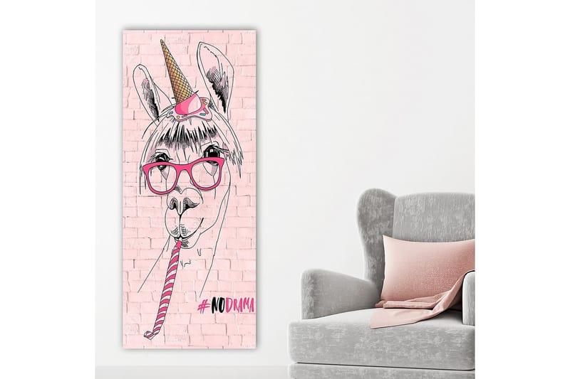 Canvastavla DKY Animals Flerfärgad - 50x120 cm - Inredning - Tavlor & posters - Canvastavla