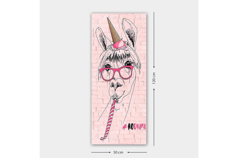Canvastavla DKY Animals Flerfärgad - 50x120 cm - Inredning - Tavlor & posters - Canvastavla