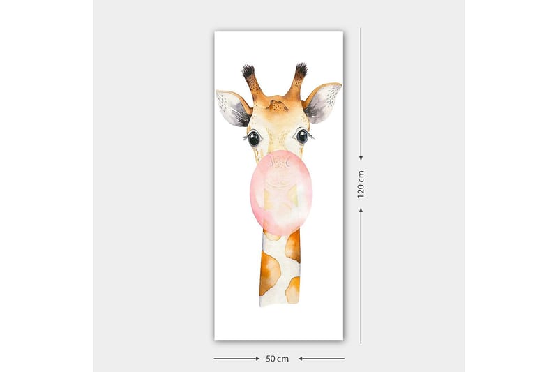 Canvastavla DKY Animals Flerfärgad - 50x120 cm - Inredning - Tavlor & posters - Canvastavla