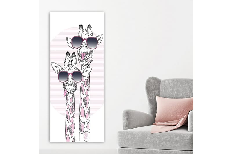 Canvastavla DKY Animals Flerfärgad - 50x120 cm - Inredning - Tavlor & posters - Canvastavla