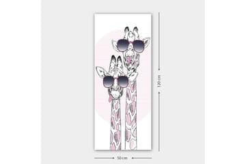 Canvastavla DKY Animals Flerfärgad - 50x120 cm - Inredning - Tavlor & posters - Canvastavla