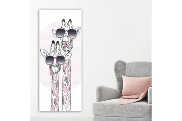 Canvastavla DKY Animals Flerfärgad - 50x120 cm - Inredning - Tavlor & posters - Canvastavla