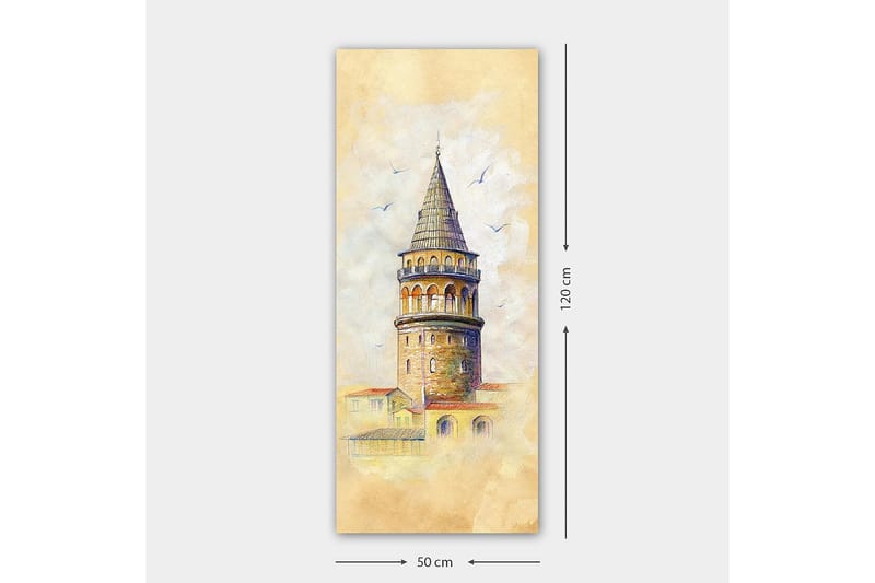 Canvastavla DKY Cities & Countries Flerfärgad - 50x120 cm - Inredning - Tavlor & posters - Canvastavla