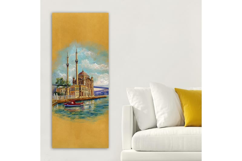 Canvastavla DKY Cities & Countries Flerfärgad - 50x120 cm - Inredning - Tavlor & posters - Canvastavla
