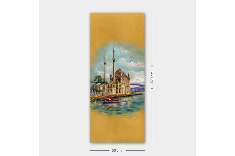 Canvastavla DKY Cities & Countries Flerfärgad - 50x120 cm - Inredning - Tavlor & posters - Canvastavla
