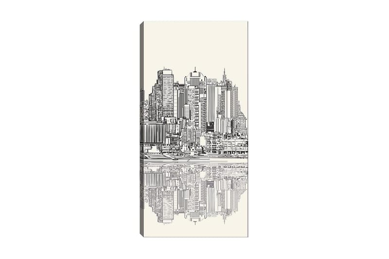 Canvastavla DKY Cities & Countries Flerfärgad - 50x120 cm - Inredning - Tavlor & posters - Canvastavla