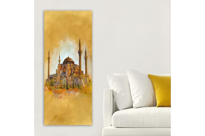 Canvastavla DKY Cities & Countries Flerfärgad - 50x120 cm - Inredning - Tavlor & posters - Canvastavla