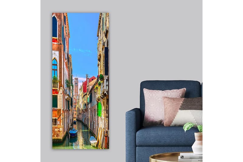Canvastavla DKY Cities & Countries Flerfärgad - 50x120 cm - Inredning - Tavlor & posters - Canvastavla