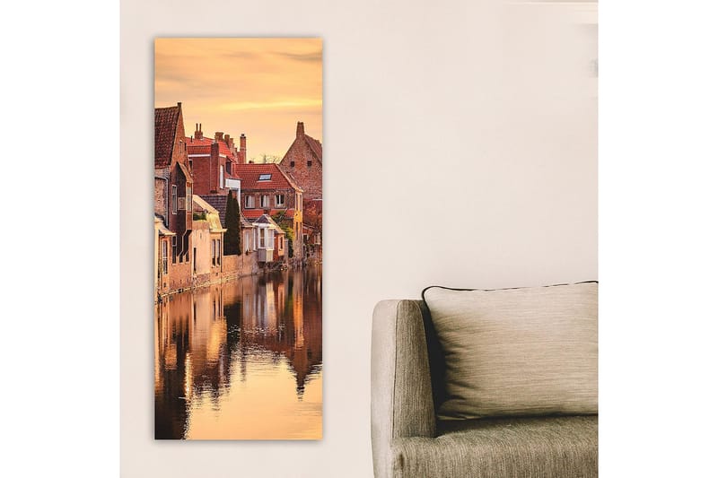 Canvastavla DKY Cities & Countries Flerfärgad - 50x120 cm - Inredning - Tavlor & posters - Canvastavla
