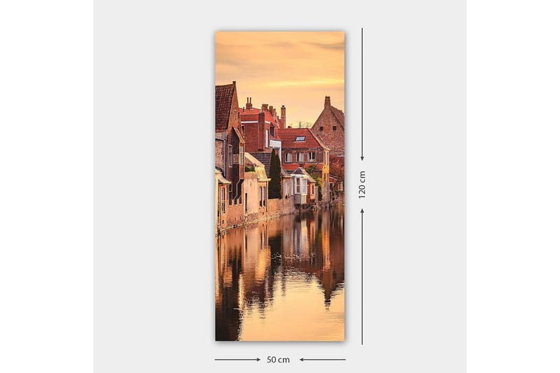 Canvastavla DKY Cities & Countries Flerfärgad - 50x120 cm - Inredning - Tavlor & posters - Canvastavla