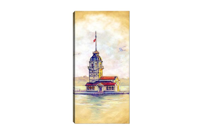 Canvastavla DKY Cities & Countries Flerfärgad - 50x120 cm - Inredning - Tavlor & posters - Canvastavla