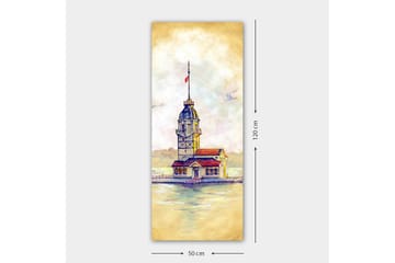 Canvastavla DKY Cities & Countries Flerfärgad - 50x120 cm - Inredning - Tavlor & posters - Canvastavla