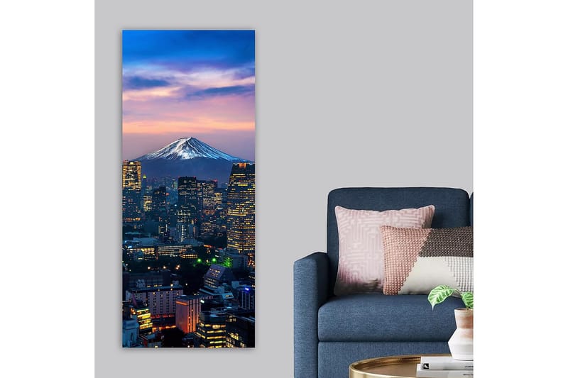 Canvastavla DKY Cities & Countries Flerfärgad - 50x120 cm - Inredning - Tavlor & posters - Canvastavla