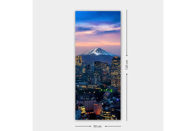 Canvastavla DKY Cities & Countries Flerfärgad - 50x120 cm - Inredning - Tavlor & posters - Canvastavla