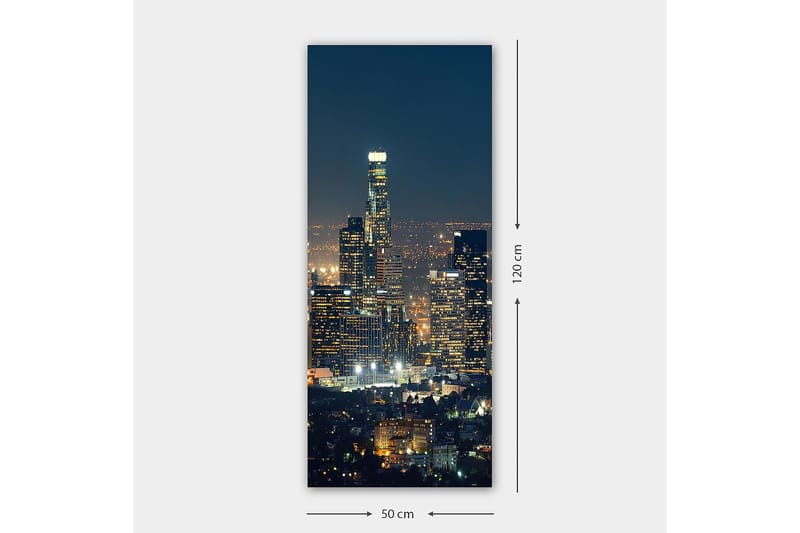 Canvastavla DKY Cities & Countries Flerfärgad - 50x120 cm - Inredning - Tavlor & posters - Canvastavla