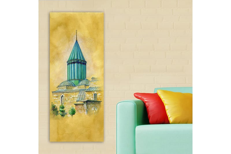 Canvastavla DKY Cities & Countries Flerfärgad - 50x120 cm - Inredning - Tavlor & posters - Canvastavla