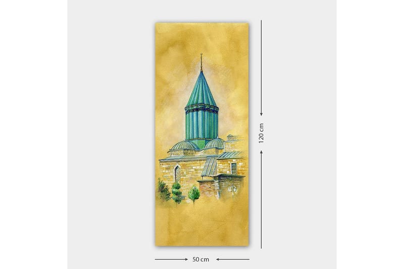 Canvastavla DKY Cities & Countries Flerfärgad - 50x120 cm - Inredning - Tavlor & posters - Canvastavla