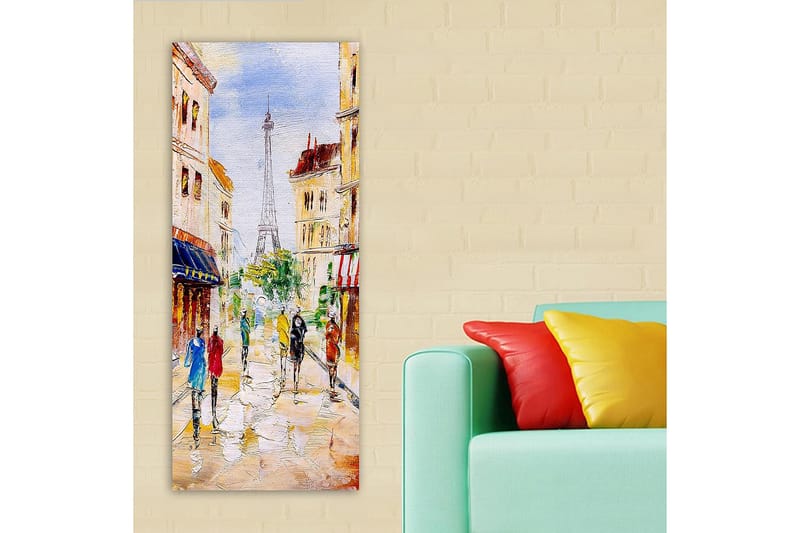 Canvastavla DKY Cities & Countries Flerfärgad - 50x120 cm - Inredning - Tavlor & posters - Canvastavla