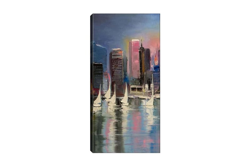 Canvastavla DKY Cities & Countries Flerfärgad - 50x120 cm - Inredning - Tavlor & posters - Canvastavla
