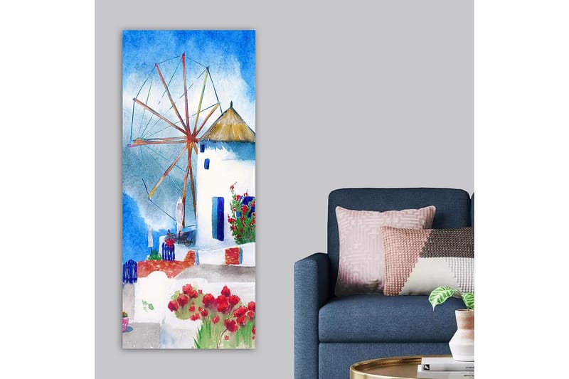Canvastavla DKY Cities & Countries Flerfärgad - 50x120 cm - Inredning - Tavlor & posters - Canvastavla