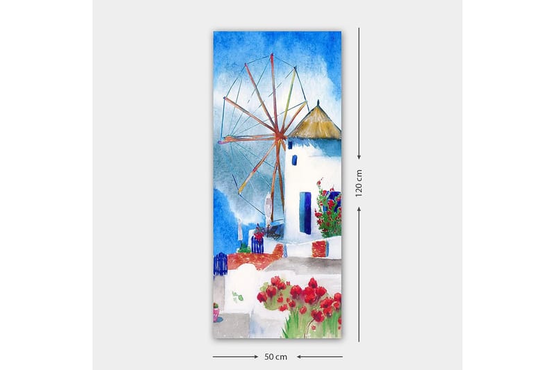Canvastavla DKY Cities & Countries Flerfärgad - 50x120 cm - Inredning - Tavlor & posters - Canvastavla