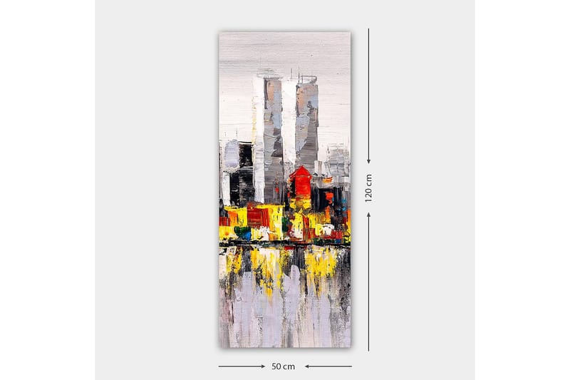 Canvastavla DKY Cities & Countries Flerfärgad - 50x120 cm - Inredning - Tavlor & posters - Canvastavla