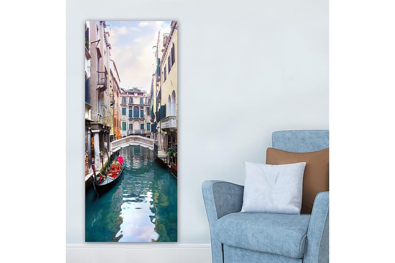 Canvastavla DKY Cities & Countries Flerfärgad - 50x120 cm - Inredning - Tavlor & posters - Canvastavla