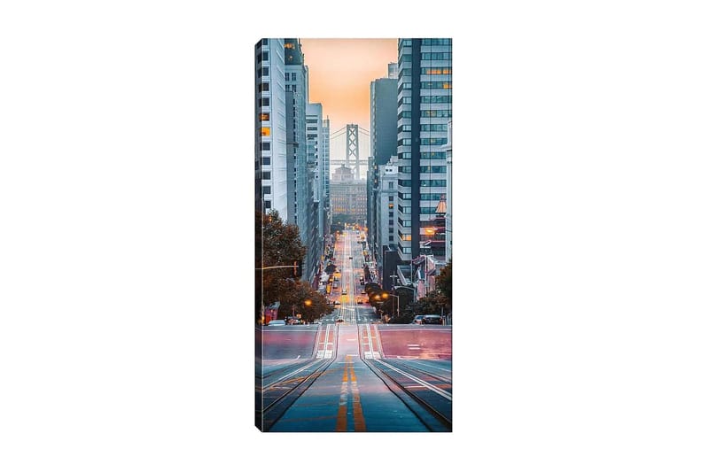 Canvastavla DKY Cities & Countries Flerfärgad - 50x120 cm - Inredning - Tavlor & posters - Canvastavla