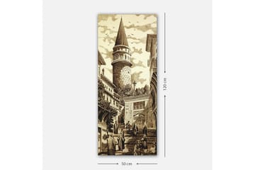 Canvastavla DKY Cities & Countries Flerfärgad - 50x120 cm - Inredning - Tavlor & posters - Canvastavla