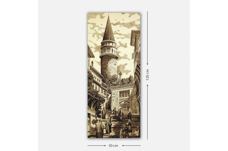 Canvastavla DKY Cities & Countries Flerfärgad - 50x120 cm - Inredning - Tavlor & posters - Canvastavla