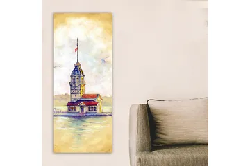 Canvastavla DKY Cities & Countries Flerfärgad - 50x120 cm - Inredning - Tavlor & posters - Canvastavla