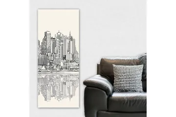 Canvastavla DKY Cities & Countries Flerfärgad - 50x120 cm - Inredning - Tavlor & posters - Canvastavla