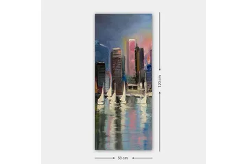 Canvastavla DKY Cities & Countries Flerfärgad - 50x120 cm - Inredning - Tavlor & posters - Canvastavla