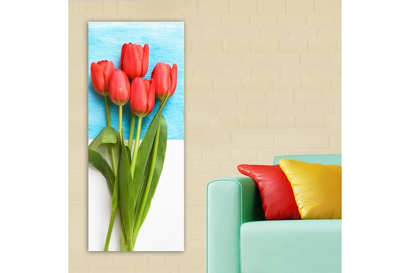 Canvastavla DKY Floral & Botanical Flerfärgad - 50x120 cm - Inredning - Tavlor & posters - Canvastavla