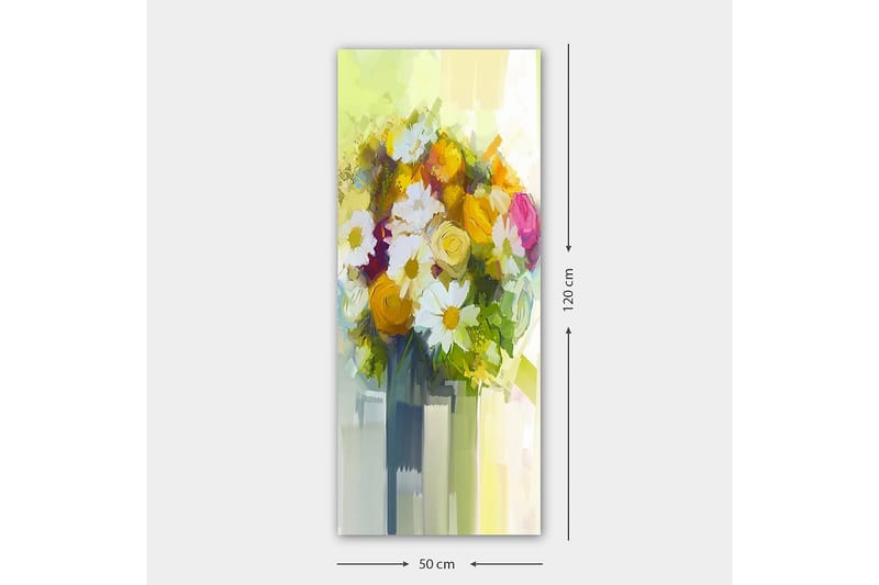 Canvastavla DKY Floral & Botanical Flerfärgad - 50x120 cm - Canvastavla