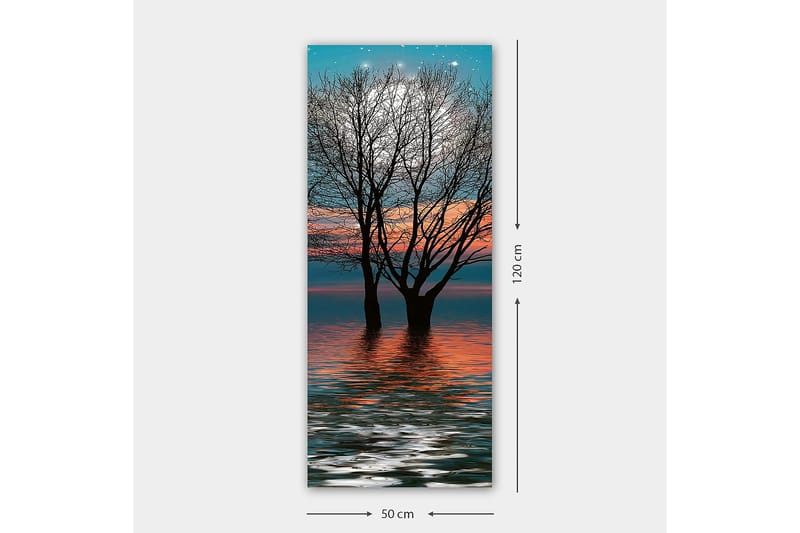 Canvastavla DKY Floral & Botanical Flerfärgad - 50x120 cm - Inredning - Tavlor & posters - Canvastavla