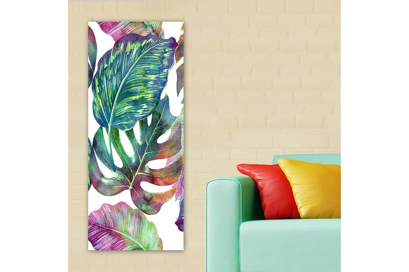 Canvastavla DKY Floral & Botanical Flerfärgad - 50x120 cm - Inredning - Tavlor & posters - Canvastavla