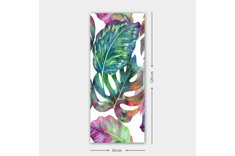 Canvastavla DKY Floral & Botanical Flerfärgad - 50x120 cm - Inredning - Tavlor & posters - Canvastavla