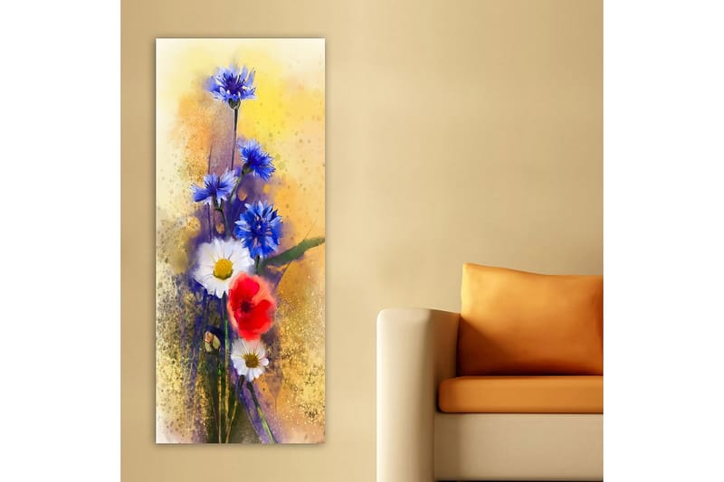 Canvastavla DKY Floral & Botanical Flerfärgad - 50x120 cm - Inredning - Tavlor & posters - Canvastavla