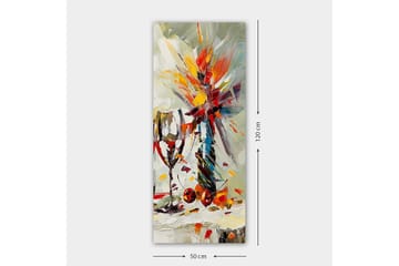Canvastavla DKY Floral & Botanical Flerfärgad - 50x120 cm - Inredning - Tavlor & posters - Canvastavla
