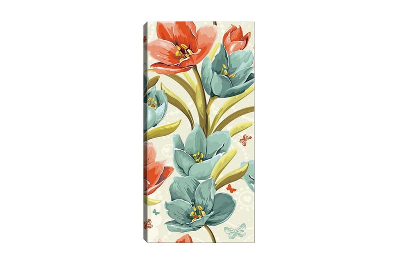 Canvastavla DKY Floral & Botanical Flerfärgad - 50x120 cm - Canvastavla