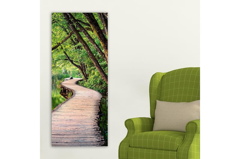 Canvastavla DKY Floral & Botanical Flerfärgad - 50x120 cm - Inredning - Tavlor & posters - Canvastavla