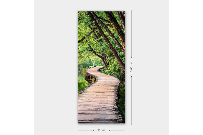 Canvastavla DKY Floral & Botanical Flerfärgad - 50x120 cm - Inredning - Tavlor & posters - Canvastavla
