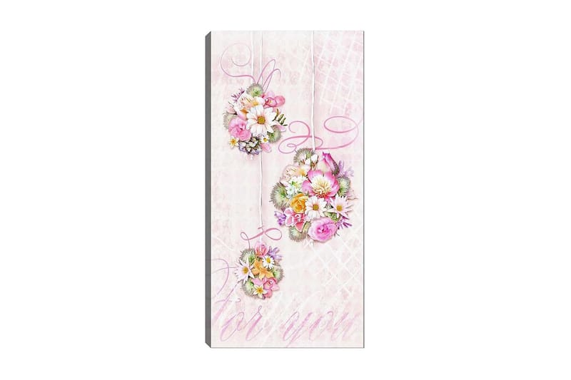Canvastavla DKY Floral & Botanical Flerfärgad - 50x120 cm - Inredning - Tavlor & posters - Canvastavla