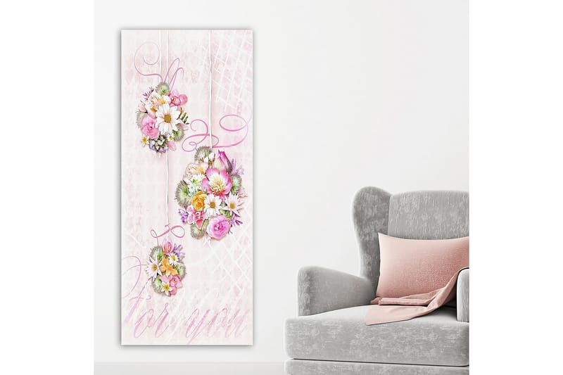 Canvastavla DKY Floral & Botanical Flerfärgad - 50x120 cm - Inredning - Tavlor & posters - Canvastavla