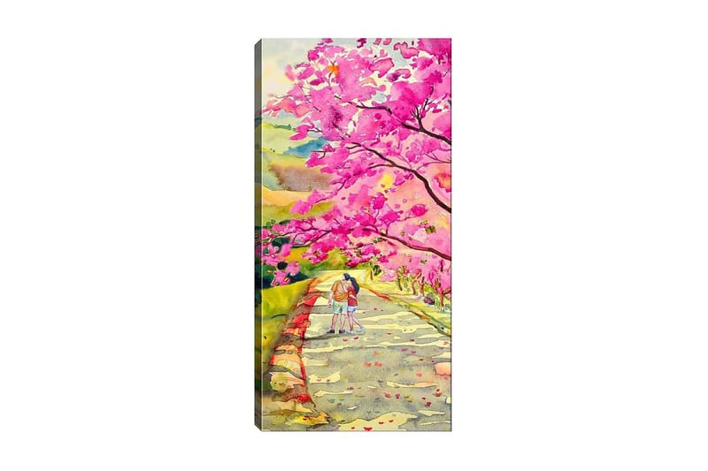 Canvastavla DKY Floral & Botanical Flerfärgad - 50x120 cm - Inredning - Tavlor & posters - Canvastavla